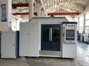 metal que corta a porcelana da máquina do laser da fibra 500w com borda lisa do prefeito