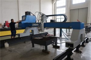 o tipo do pórtico do cantilever cnc o plasma e a máquina de corte do oxyfuel da chama para a venda